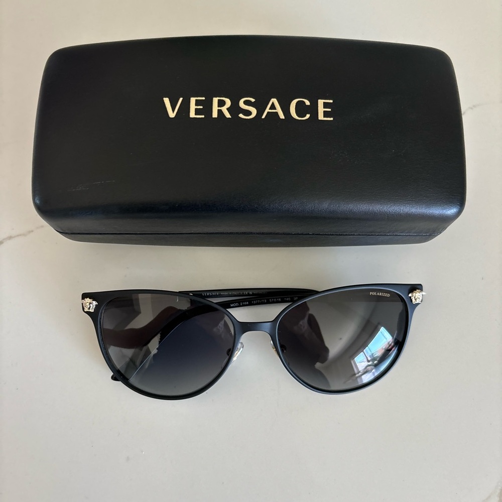 Versace polarized sunglasses.